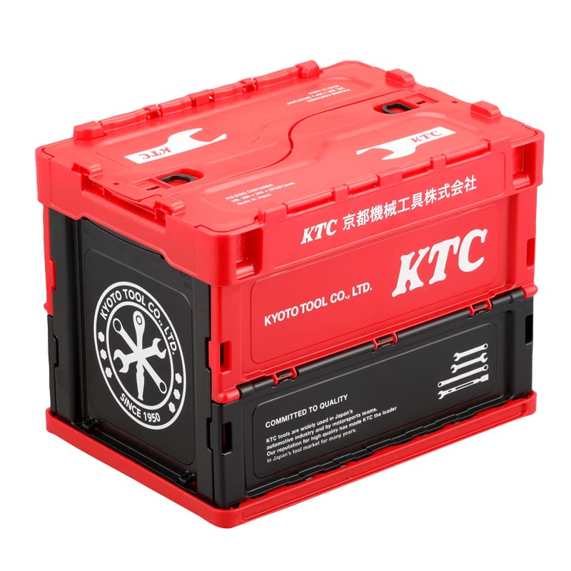 Kyoto Machine Tools (KTC) KTC Folding Container, 6.5 gal (20 L), Red YG-195