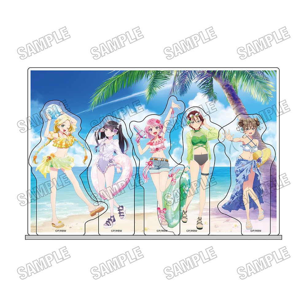 Medicos Entertainment TV Anime Maehashi Witches Acrylic Diorama Drawn Approx. H11.4 x W9.1 inches (290 x 230 mm) Acrylic