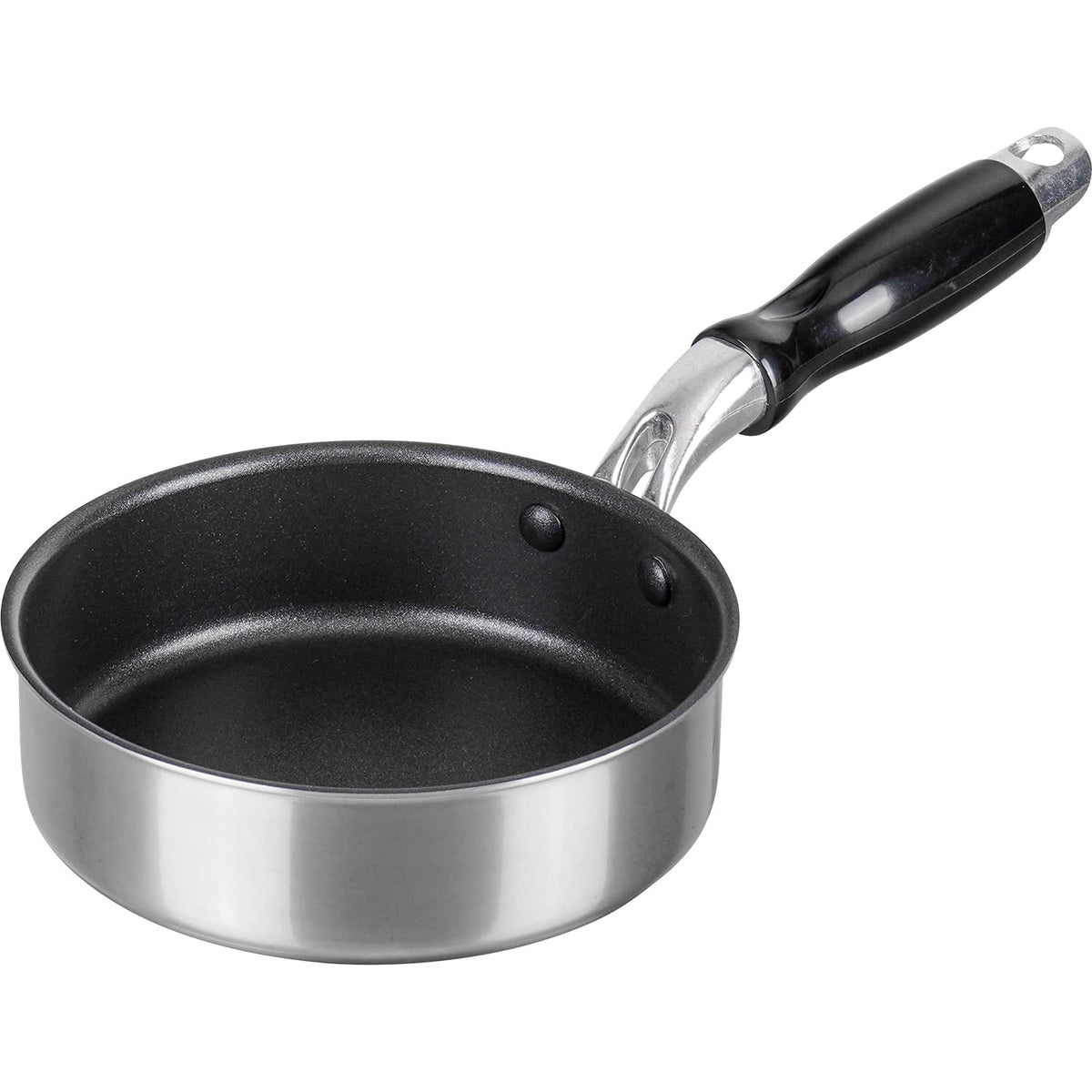 Wahei Freiz JUSPAN Neo RB-2307 Small Frying Pan, 5.5 inches (14 cm), Induction Compatible, Gas, PFOA Free, Fluorine Resin Processing