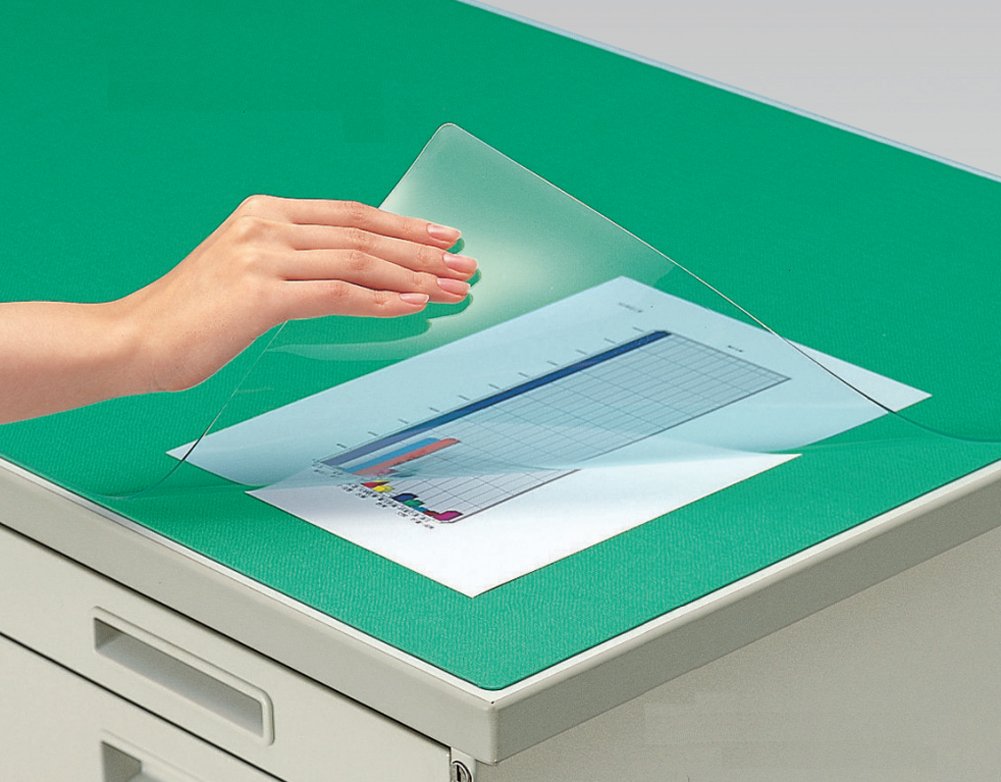 Polyethylene foam ma-215N: Yes underlay PVC-P transparent green luster: Kokuyo desk mat with soft underlay overlay (japan import)