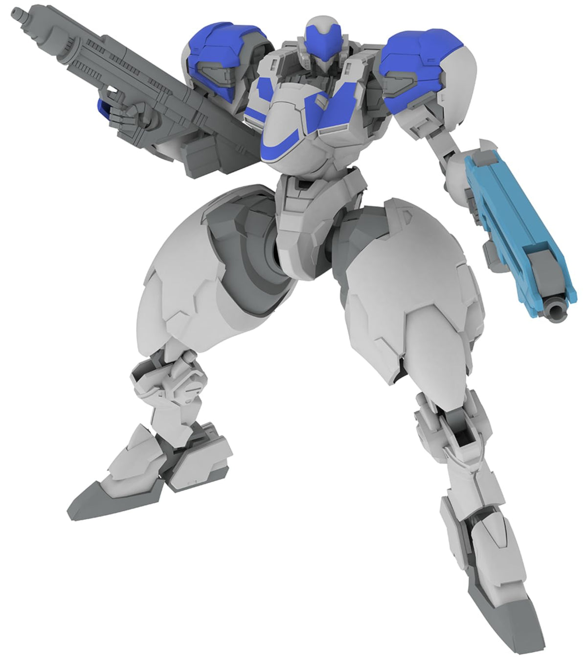 ピーエムオフィスエー(PLUM) PM OfficeA PP245 5 Mechanism PowerDoLLS2 X-4S (PDW-S810) Armored Infantry, Total Height: Approx. 5.3 inches (135 mm), 1/48 Scale, Color-Coded Plastic Model