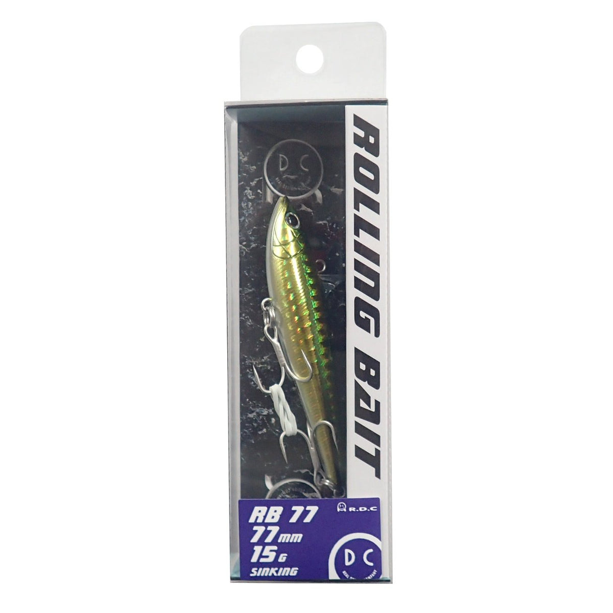 TackleHouse Vibration R.D.C Rolling Bait 3.0 inches (77 mm), 0.5 oz (15 g), Deep Bay Bait #15 RB77