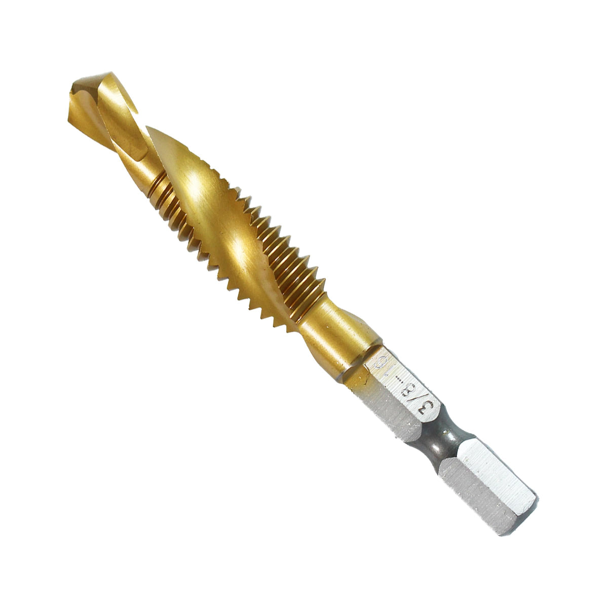 BIGMAN BMST-3/8 Hexagonal Shaft Drill Tap 3/8 W16