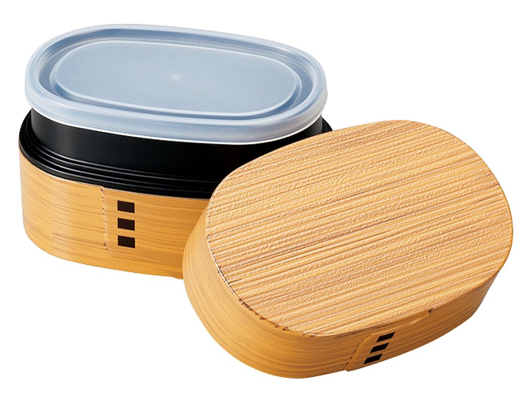 Tatsumiya Hakoya WAPPA Wappa Bento Box, Made in Japan, 17.2 fl oz (520 ml), Small, Hinoki