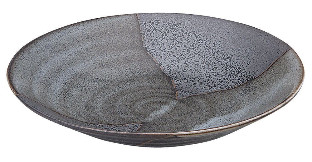 Koyo Pottery 53138003 Mountain Gasumi Plate, 7.5