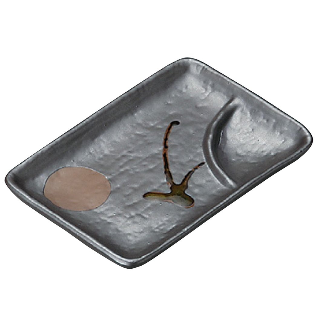 Yamasita Craft 17719-058 Moon Light 6.0 Divider Plate, 4.7 x 6.9 inches (12 x 17.5 cm)