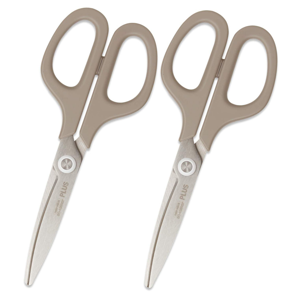 Plus Scissors Fit Cut Curve Smart Ash Brown 35-232x2 Same Color 2pcs