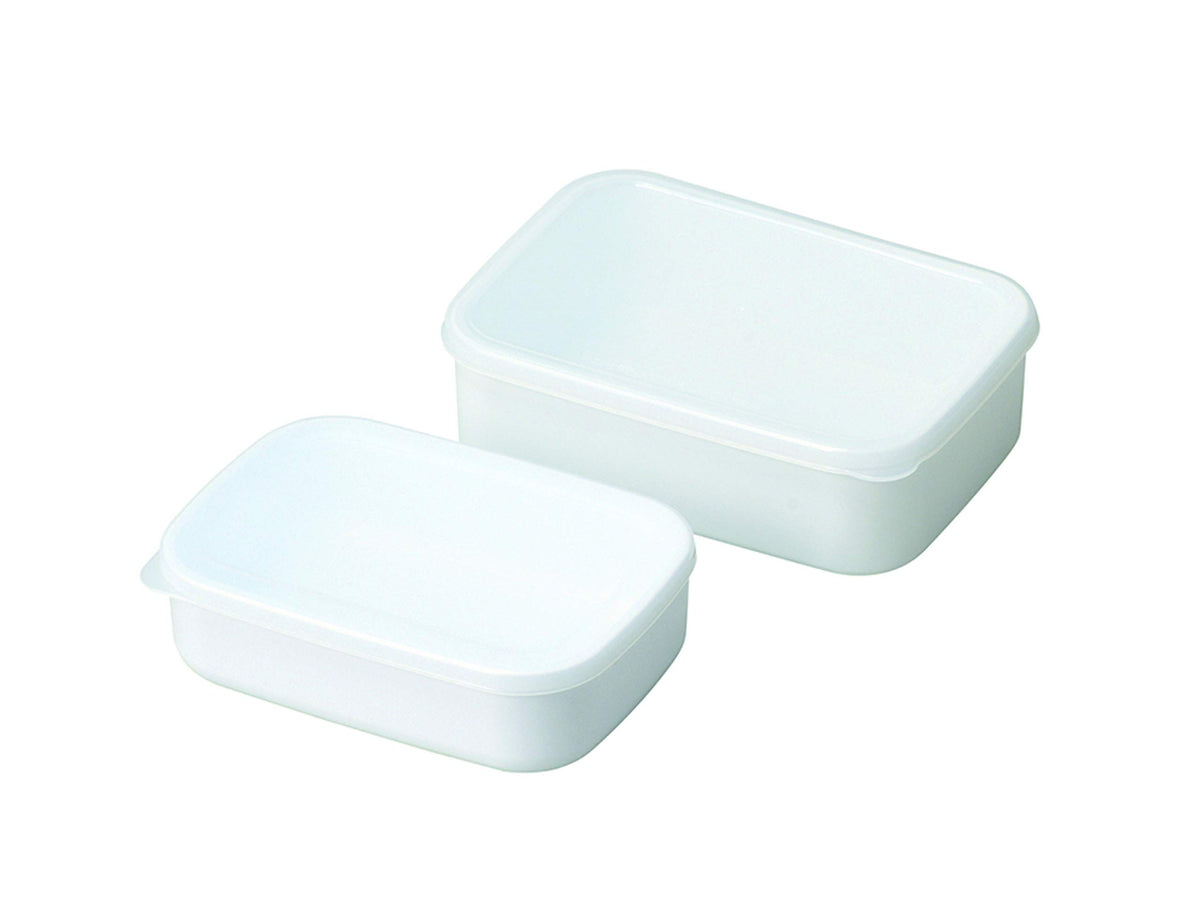 Pearl Metal Active Food & Lunch Box, Large, Medium Set D-6576