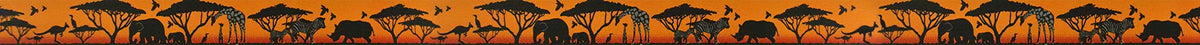 かなる(Canal) B1150235 Animal Friends Masking Tape Sunset