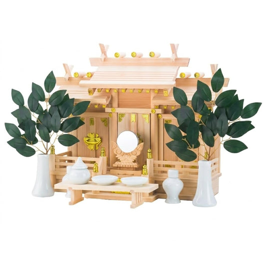 神棚の里(Kamidananosato) kamidana no sato Roofing sansha tsumugi Shrine Set