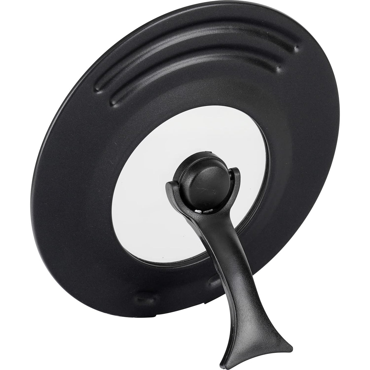 Wahei Freiz RE-7378 Frying Pan Cover, 7.1-8.7 inches (18-22 cm), Multi-purpose, Lightweight, Foldable, Stand Type, With Window, Fluorine Resin Treatment