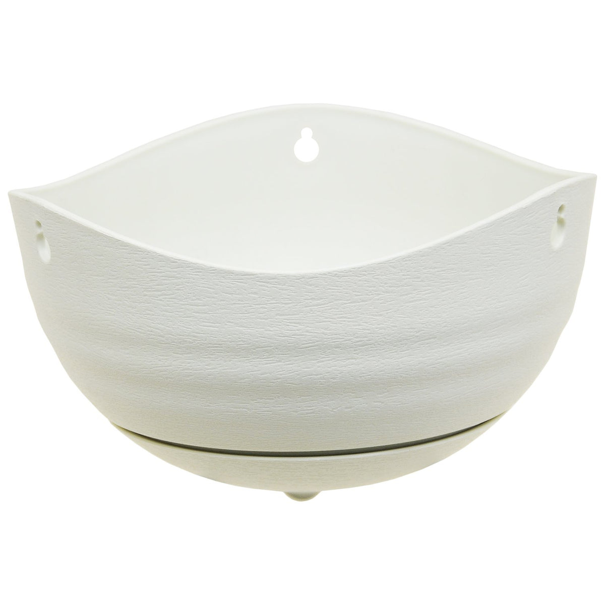 大和プラスチック Yamato Plastic Fragrance Hanging Pot No. 8 (Hanging Hook Not Included) Ivory