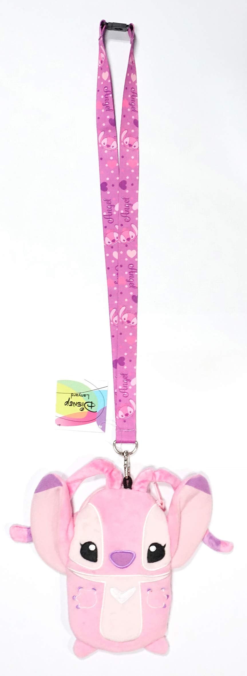 Disney Angel Deluxe Lanyard with Pouch Card Holder