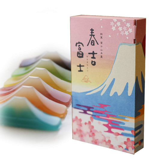 Meiji Food Industry Haruyoshi Fuji Mt. Fuji Yokan 6 flavors 30g x 6 (Azuki Ao Yuzu New Summer Orange Sakuraba Loquat Salt 1 each) For gifts