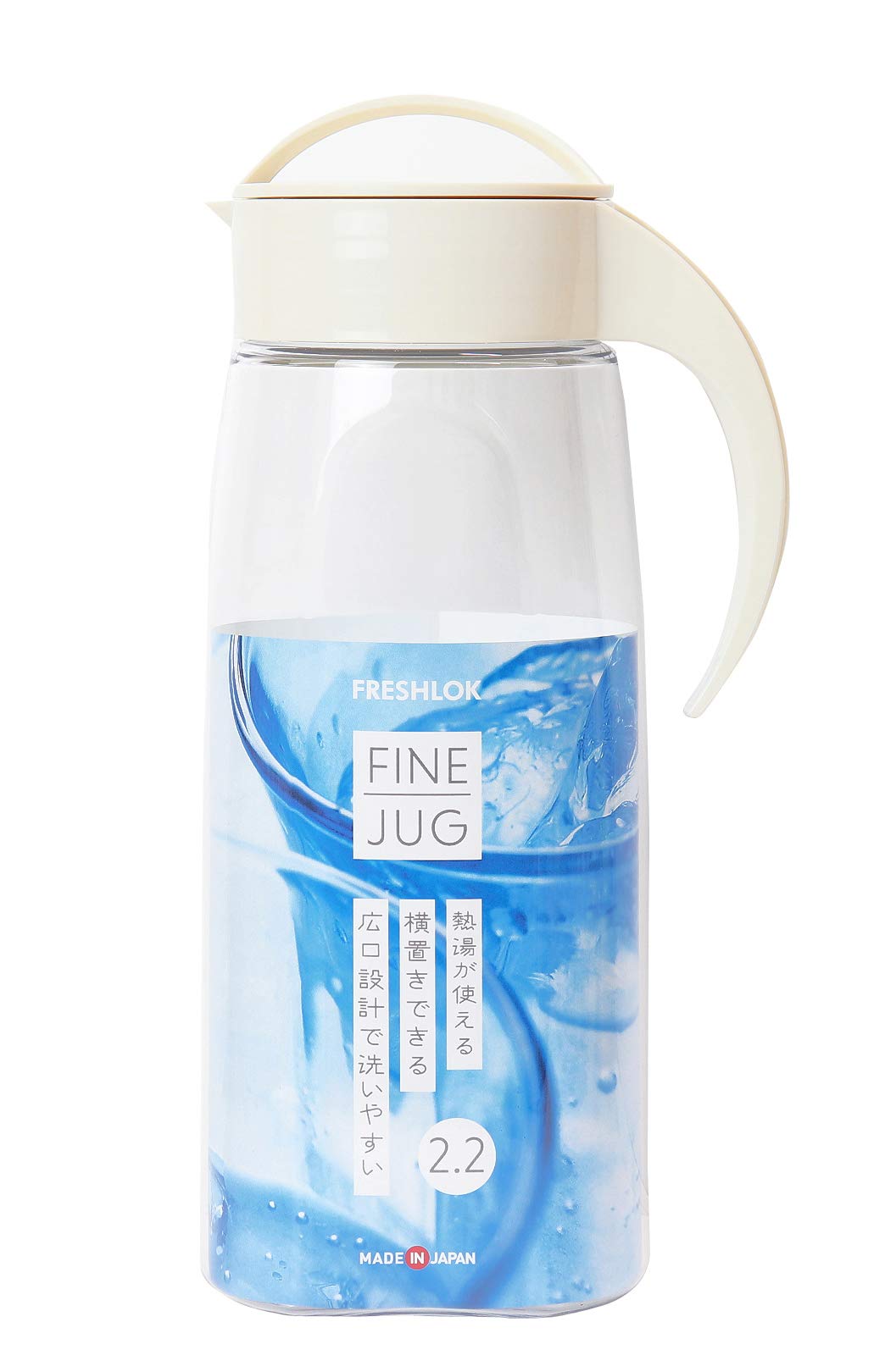Takeya Fine Jug 2.2L Milk White