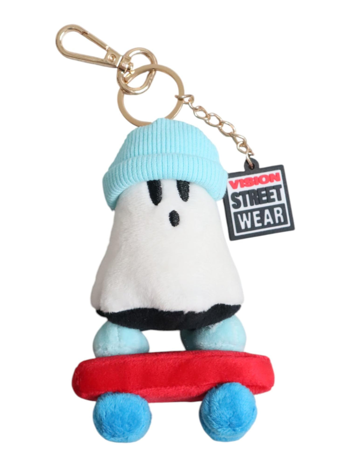 VISION STREET WEAR 5305406 / KEY HOLDER Nui Keychain (Ghost Plush) Unisex Adult, 82 Character C, FR
