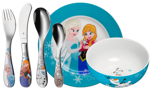 WMF Disney Frozen Children's Cutlery Set, Transparent, 6-Piece