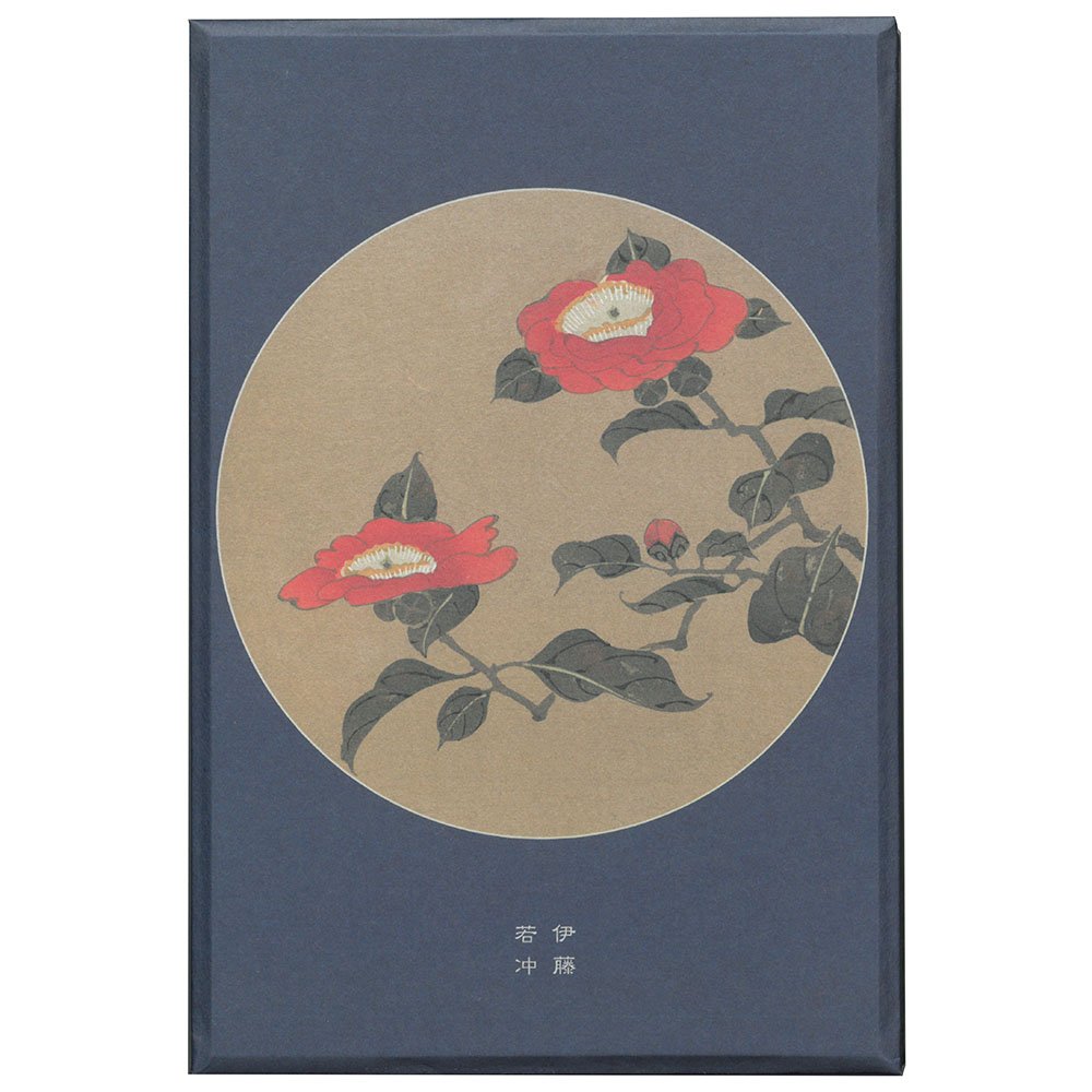 芸艸堂 Geisudou Goshuin Book Jakuchu Ito Jakuchu Picture Book Camellia Plum N018