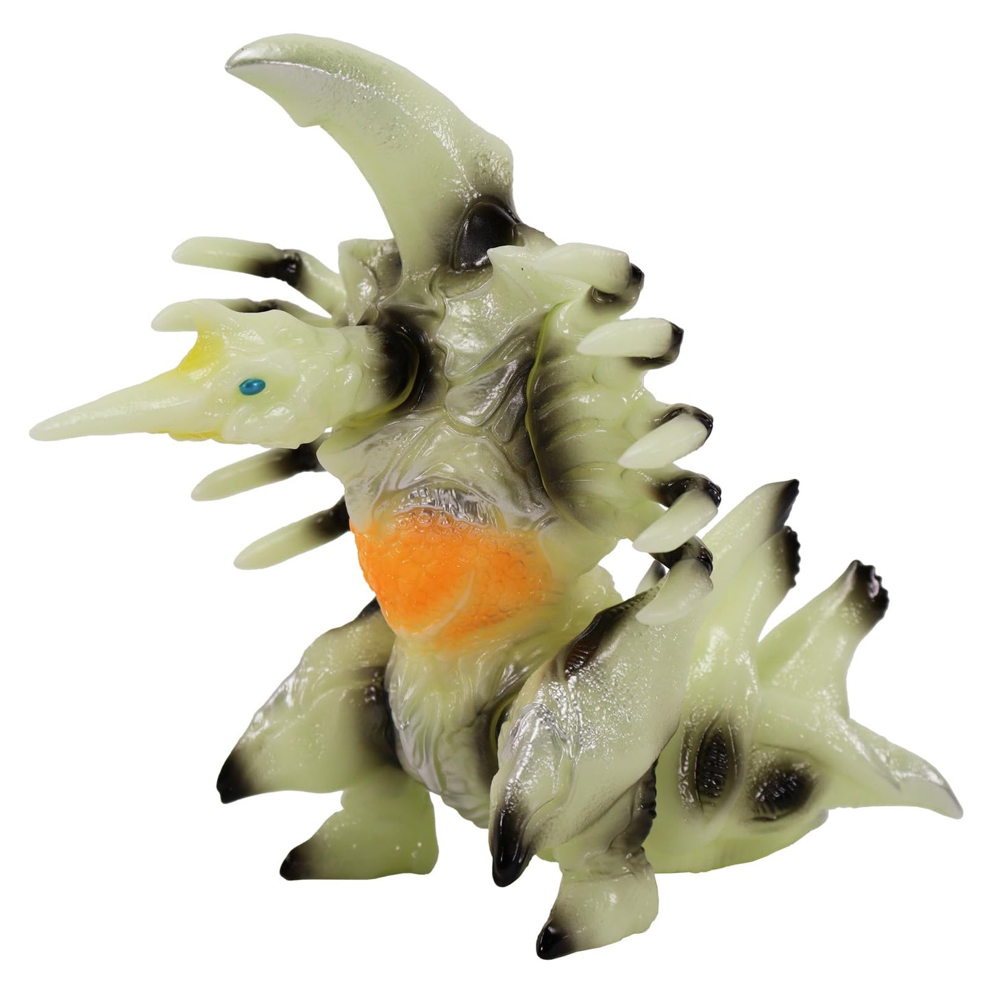 Character Content Production (Ccp) Middle Size Series Gamera Vol. 6 Giant Legion Luminous Black Ver., Approx. 5.3 inches (135 mm), PVC Pre-painted Complete Figure