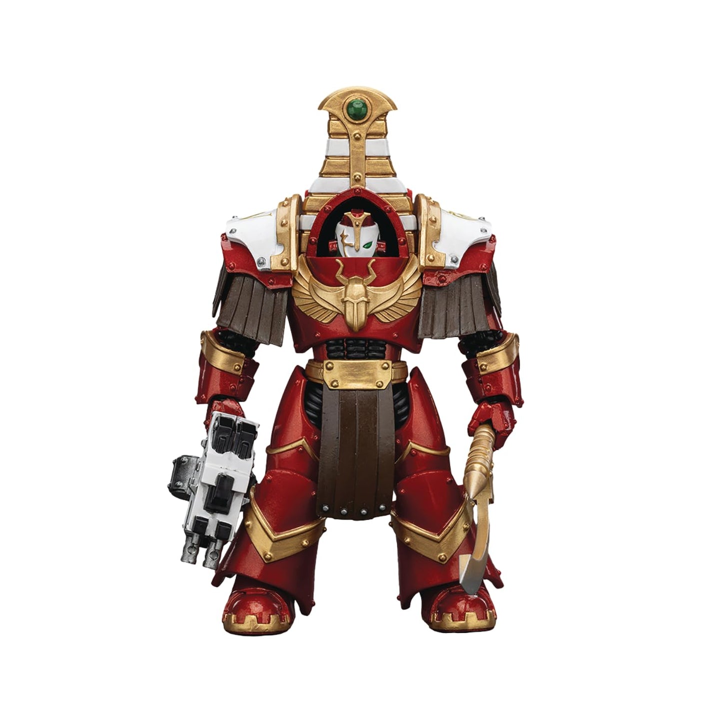 JoyToy Warhammer 40K Thousand Sons Sekhmet Terminator Cabal 1:18 Scale Action Figure with Combi-Bolter and Achea Force Weapon – Highly Detailed Collectible Model