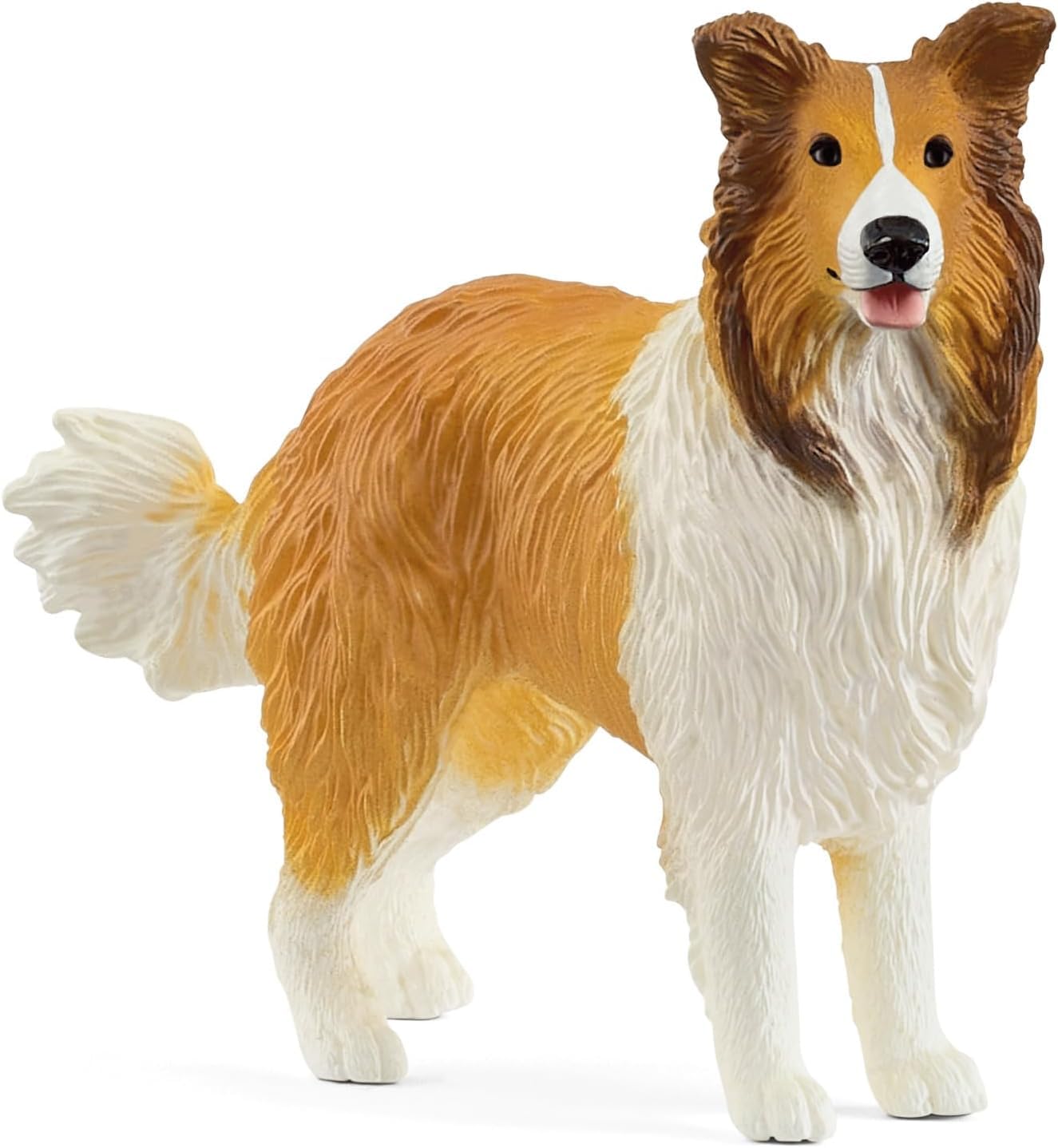 schleich Farm World - Collie Figurine - Realistic Dog Figure for Boys and Girls - Toy Dog for Toddlers and Kids Ages 3+| 13998