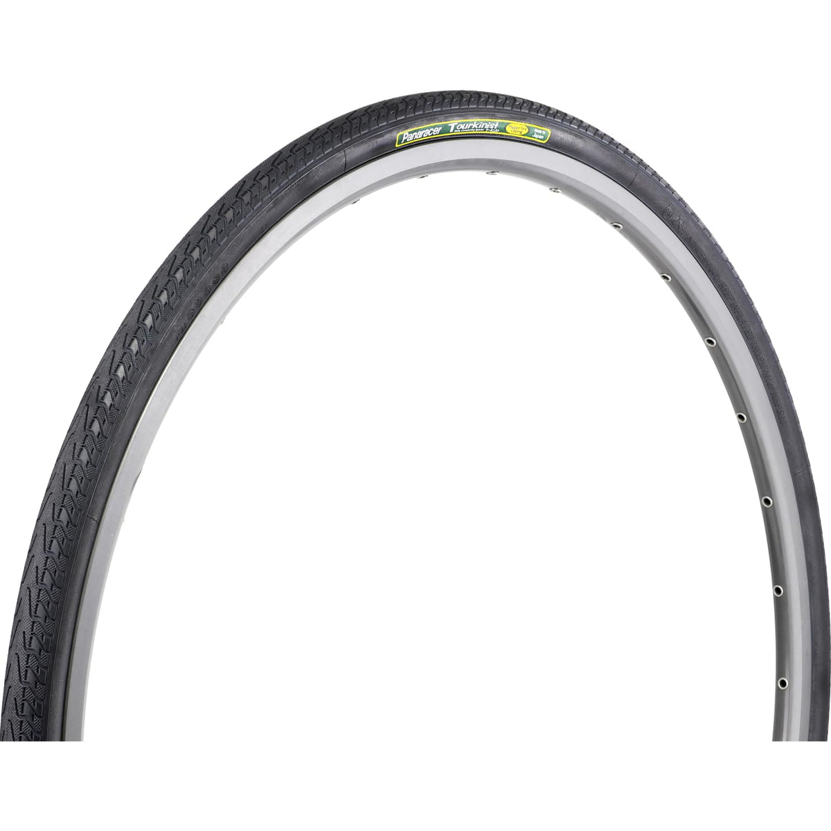Panaracer 8W725-TKN-B4 Clincher Tires, 700 x 25C, Black (for Road Bike, Cross Bike, Street Riding, Commuting to Work, Touring, Long Riding)