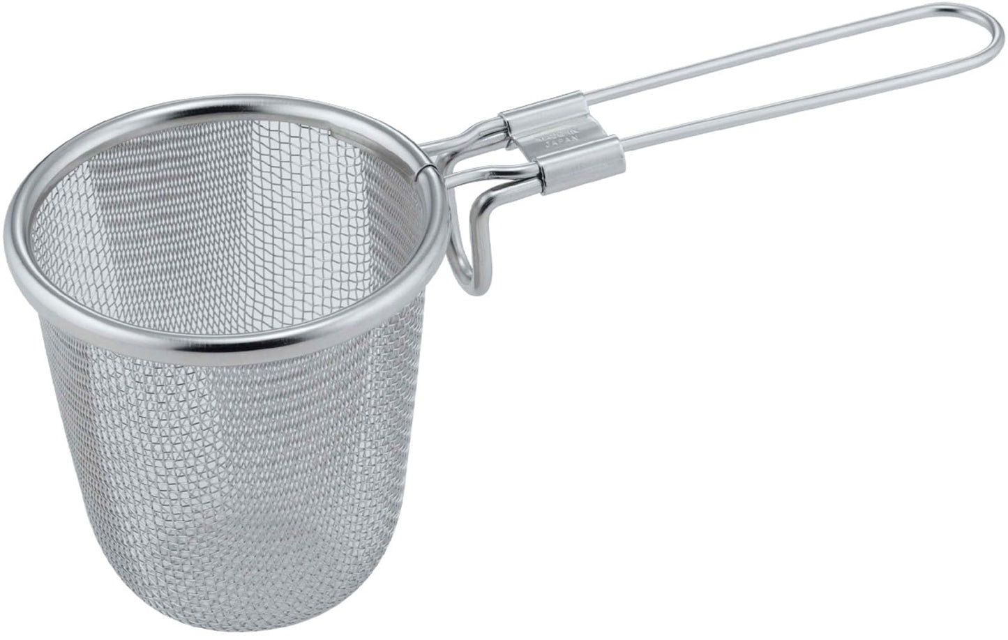 Shimomura Kihan Tsubame Sanjo 40678 Small Boiled Colander that Can Separate 2 Types of Ingredients, Made in Japan, Can Be Drained in Hot Water, Can Be Hooked on a Pot, For Making Ramen and Pasta, Time-Saving, Stainless Steel, Mama Cook