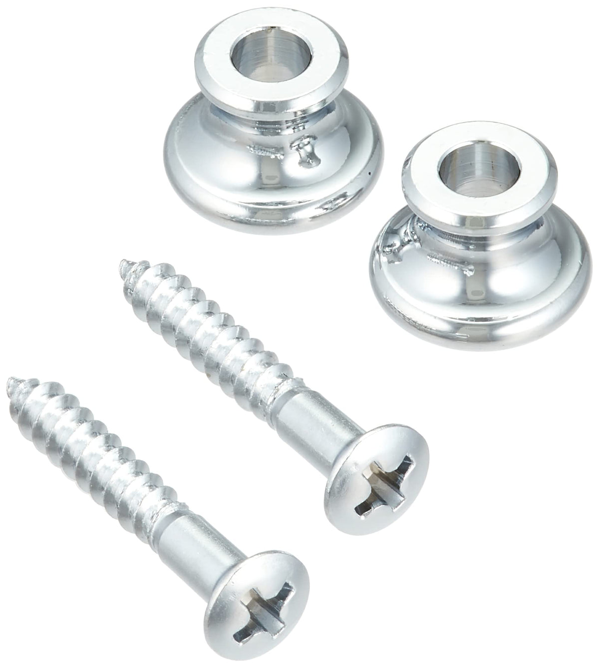 SCUD EP-1C Strap Pin, Gibson Type, Set of 2, Screws, Chrome