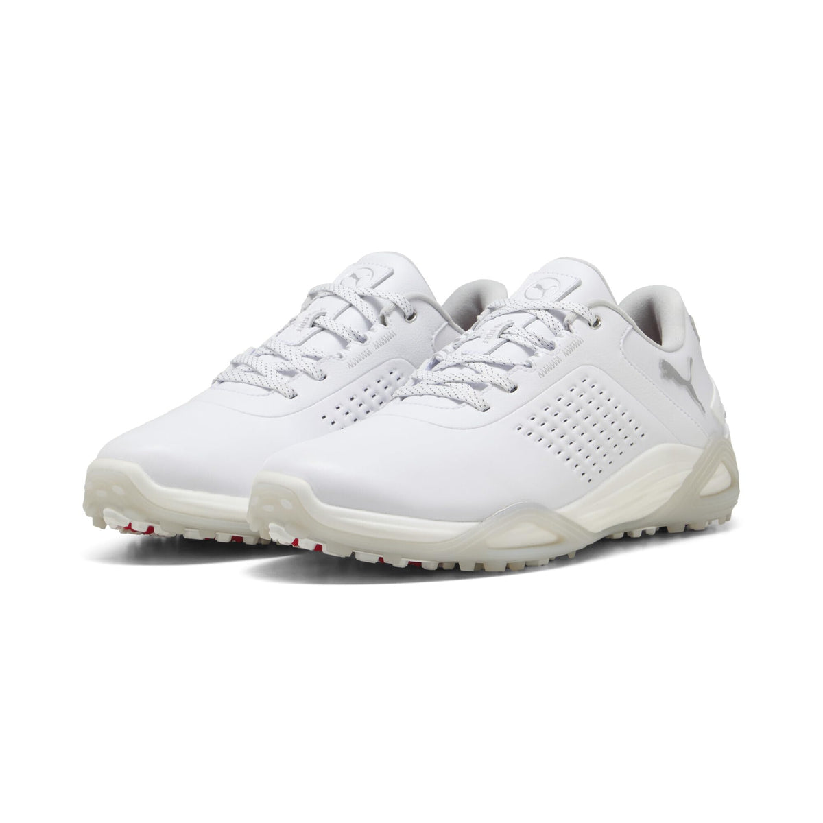 PUMA(プーマ) Men's Spikeless Golf Shoes, Puma White/ash Grey, 29.5 cm