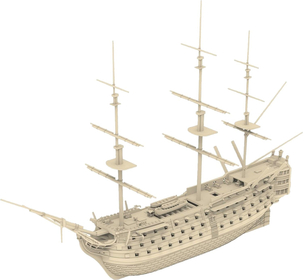 Neverland Hobby NLH77001E 1/700 HMS Victory Interior Included Elite Edition Plastic Model