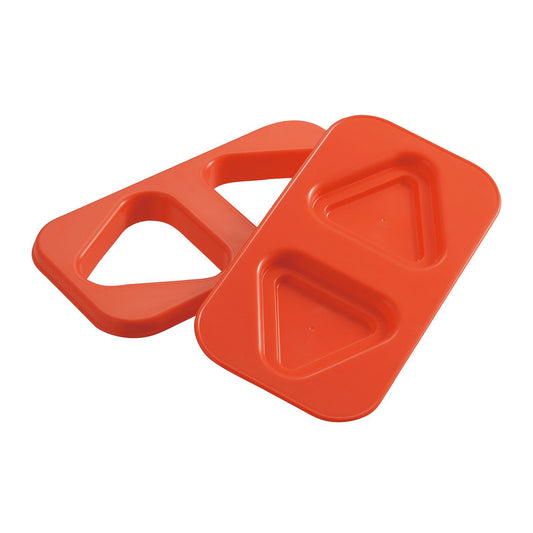 Akebono Sangyo WE-961 Rice Ball Mold, Red, Made in Japan, Grasp Onigiri, Makes Rice Sandwich with Plenty of Ingredients, Easy to Keep Your Hands Dirty, Double Embossed Non-Stick, Sand