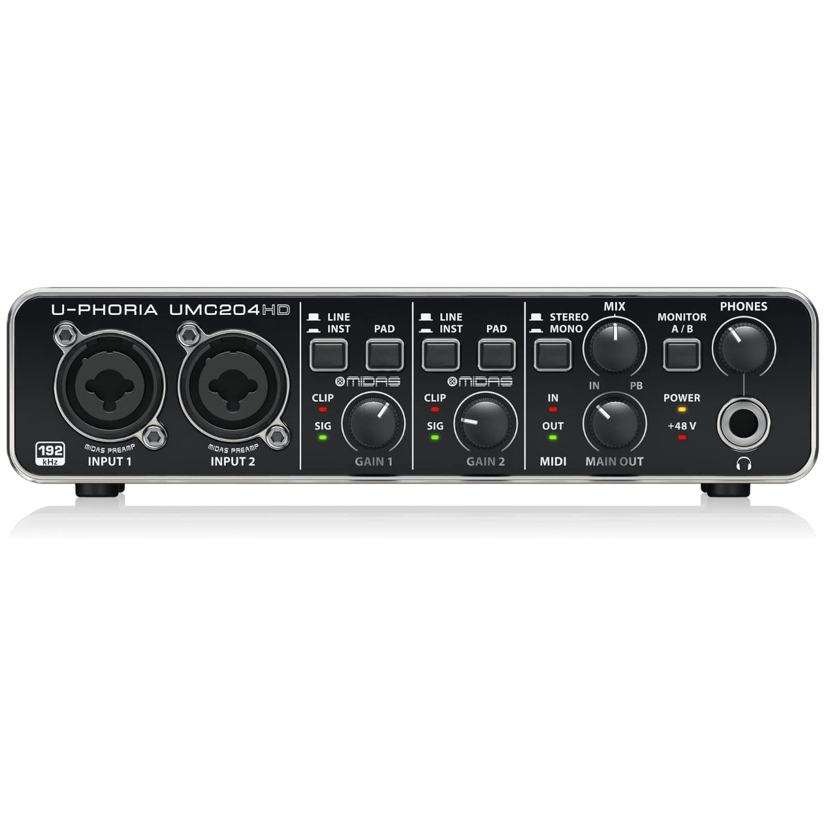 Behringer umc204hd 64-bit/192khzusb Soundcard (beringa-)