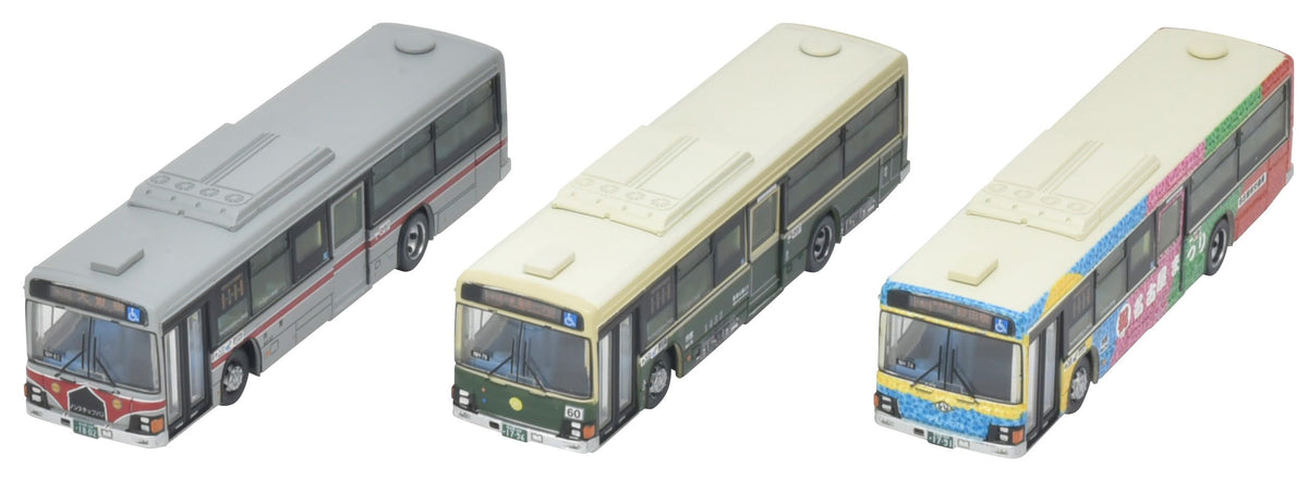 The Bus Collection Bus Colle Nagoya City Transportation Bureau 100th Anniversary Reprint Design, Set of 3, B Diorama Supplies