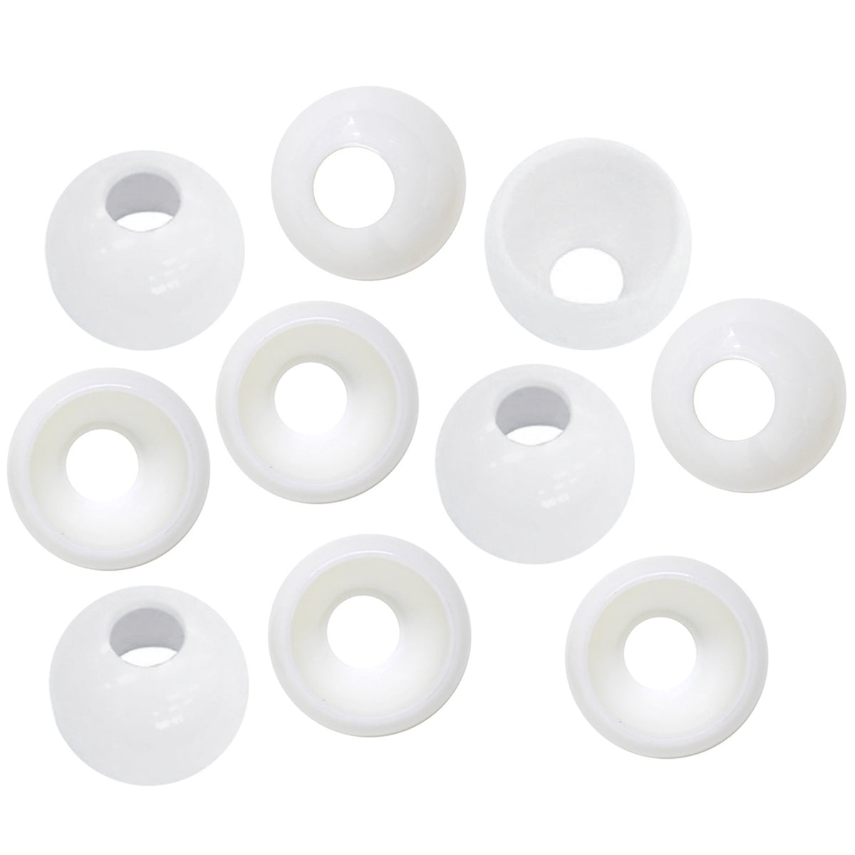 Nasca P-20mm-01 Plaroop End 20mm/White