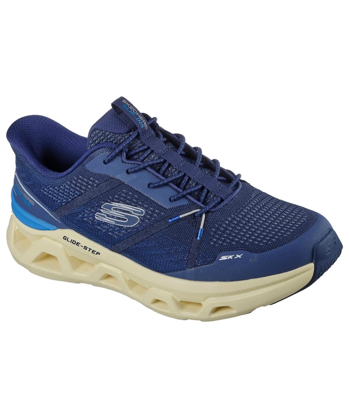 Skechers Men's Walking Hiking Shoe, NVYL, 8.5