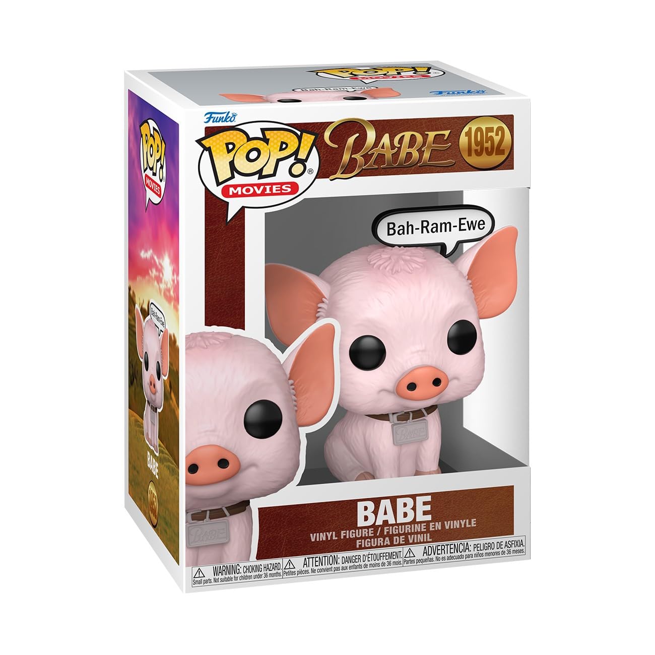 Funko Pop! Sayings: Babe the Pig - Collectable Vinyl Figure - Gift Idea - Official Merchandise - Toys for Kids & Adults - Movies Fans - Model Figure for Collectors and Display