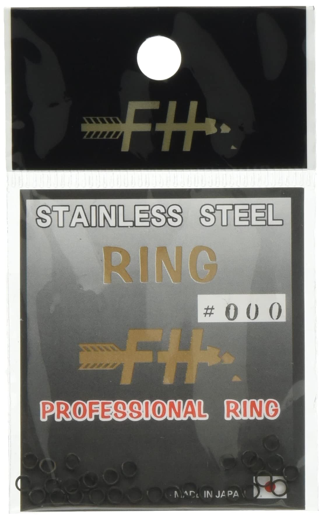 Field Hunter Stainless Steel Split Ring Black #0