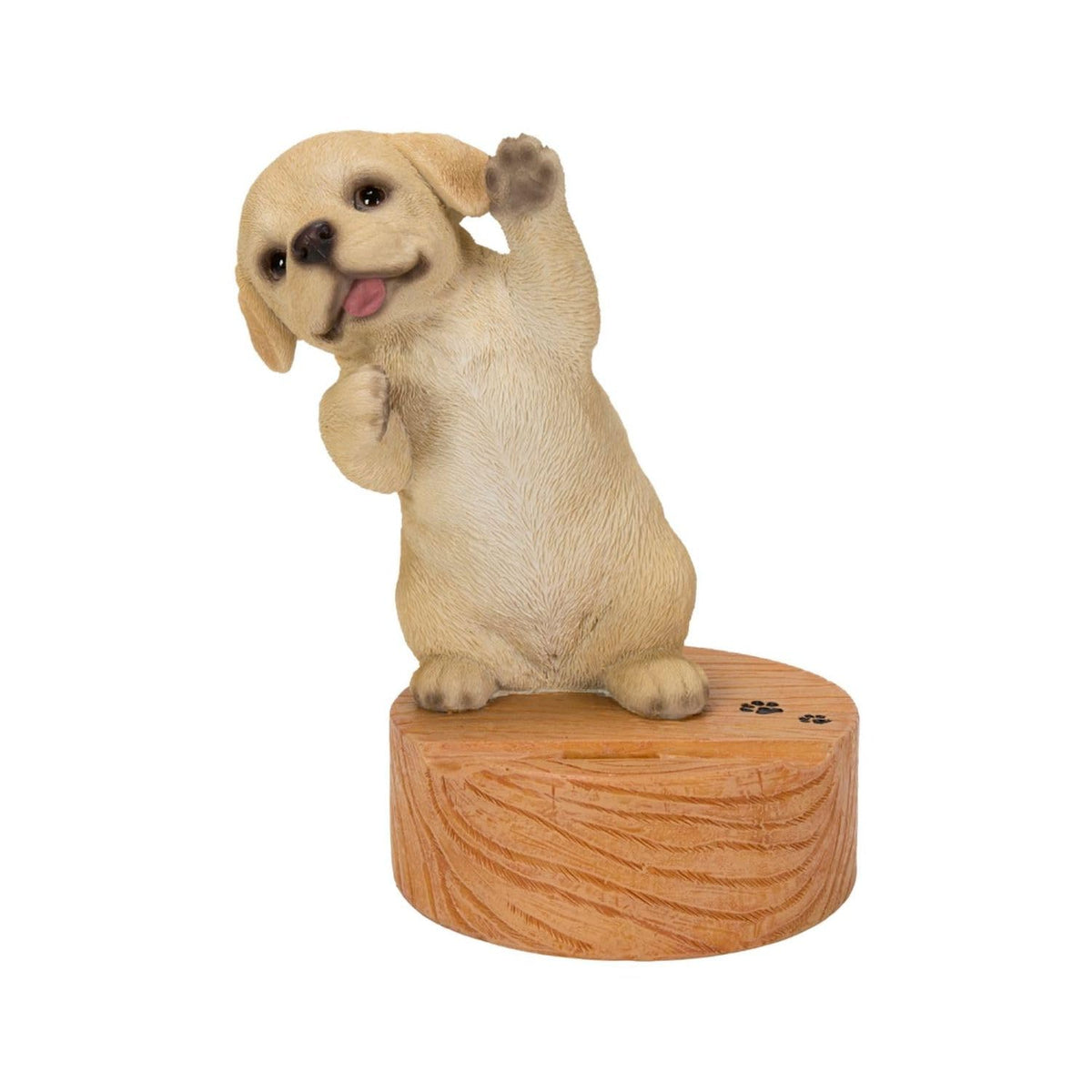 ウービア(Woobia) Uvia Dancing Labrador Retriever Smartphone Stand 5.5 x 3.8 x 6.0 inches (14 x 9.8 x 15.3 cm) Doll Labrador Retriever Figurine Animal Dog Music Dance Cute H20365