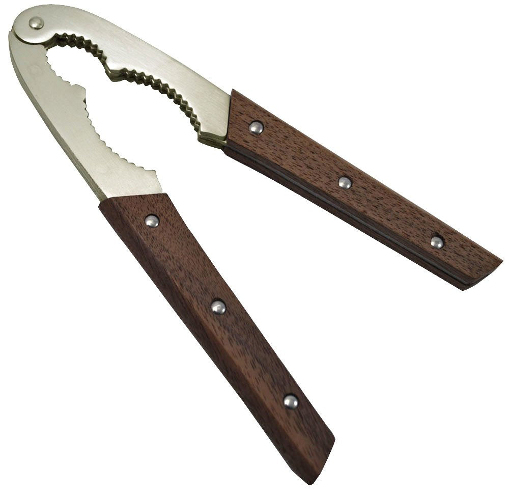 Kai Corporation KAI Walnut & Ginkgo Cracker Kai House Select Body: Stainless Steel Handle