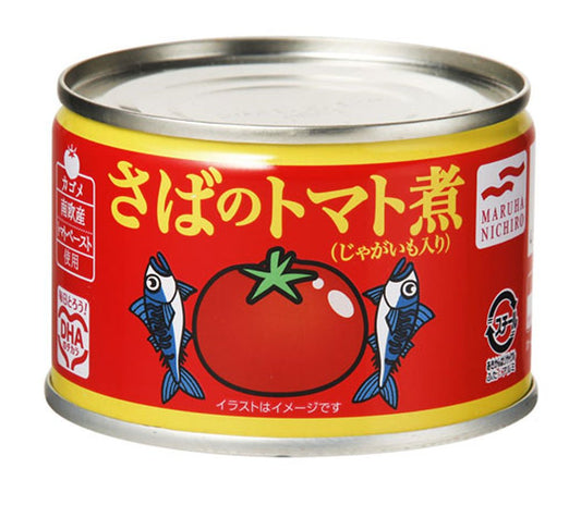 Four 150g × Boiled Tomato Nichiro Mackerel