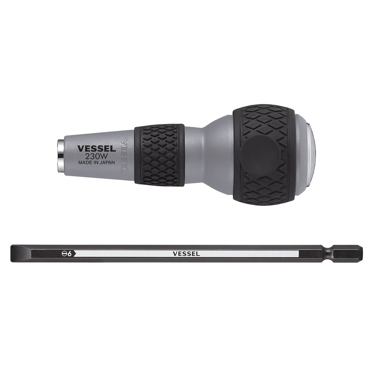 VESSEL 230W-6 Ball Grip Replacement Penetration Driver -6 Bit Included