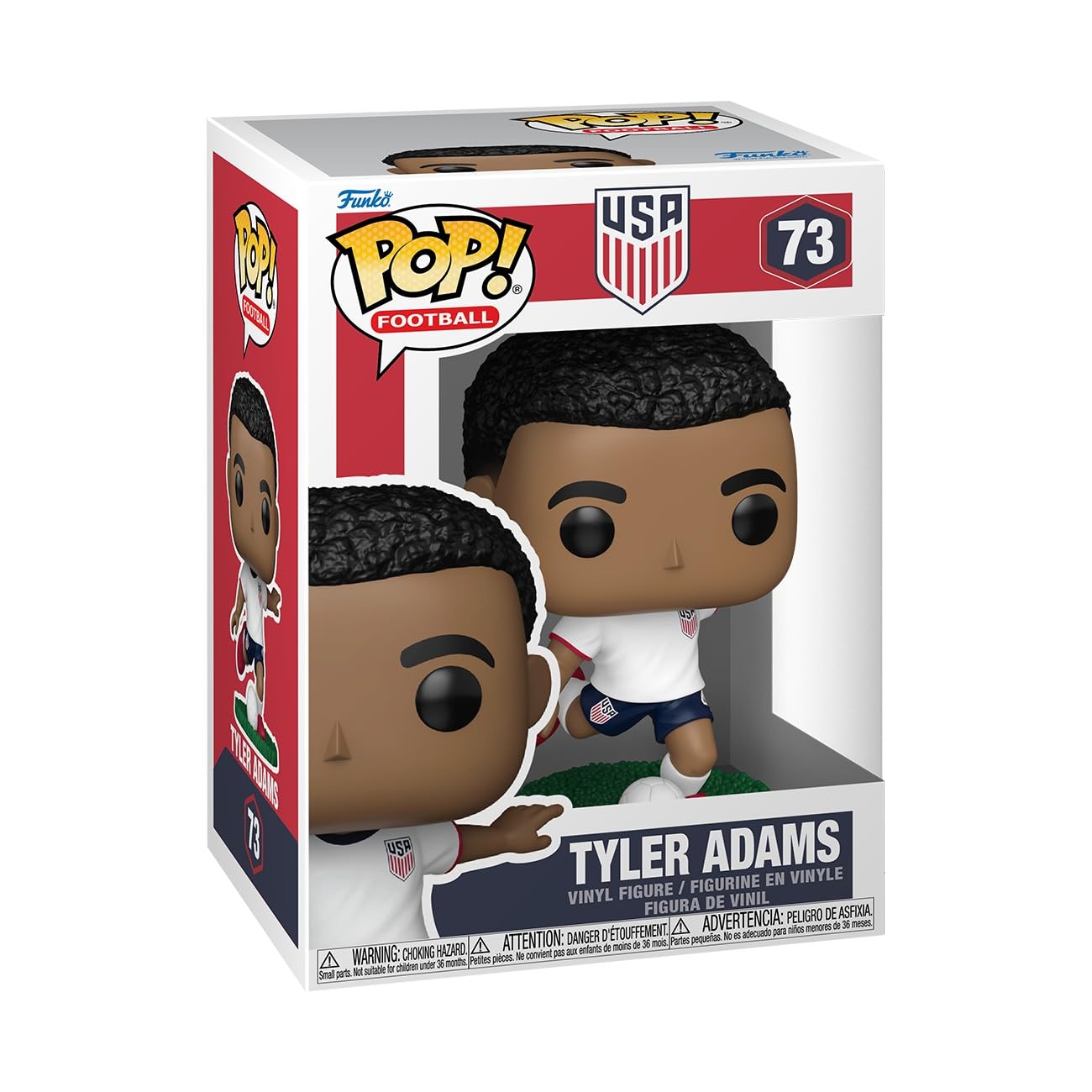 Funko Pop! Football: USA - Tyler Adams - World Cup 2026 - Collectable Vinyl Figure - Gift Idea - Official Merchandise - Toys for Kids & Adults - Sports Fans - Model Figure for Collectors and Display