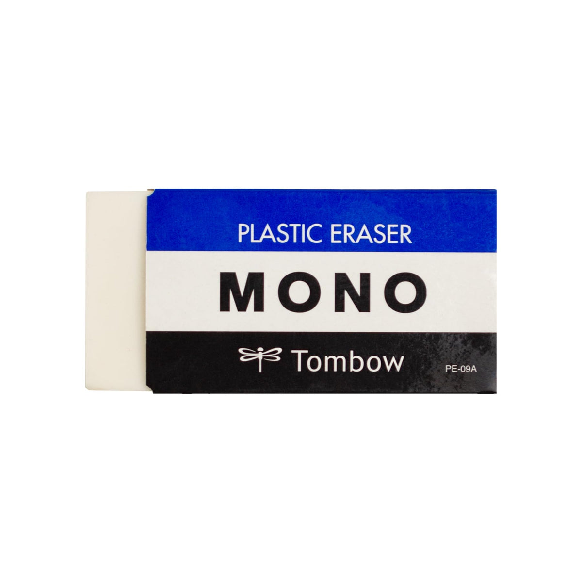 TOMBOW 57332 Mono Eraser, White, Jumbo, 1 Pack. Cleanly Removes Marks Without Damaging Paper
