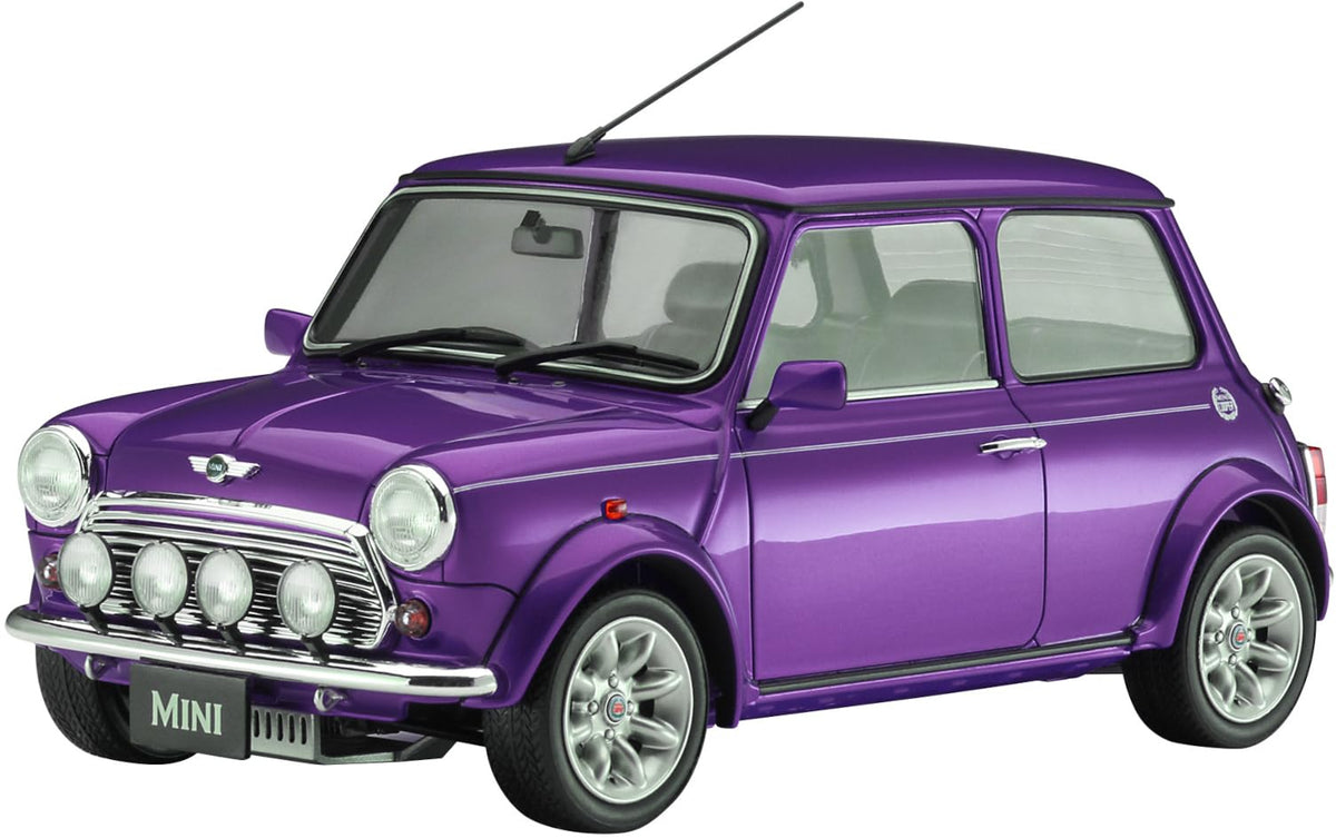 Hasegawa 620814-1/24 Mini Cooper Sports Pack Limited, Amaranth Purple, 1998 - Scale 1:24