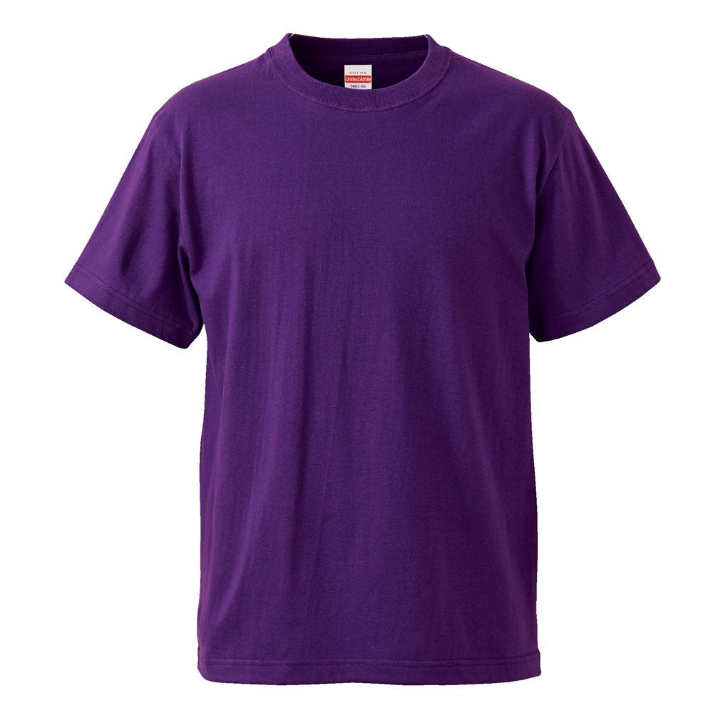 United Athle Men's 5.6oz. Tee M Purple