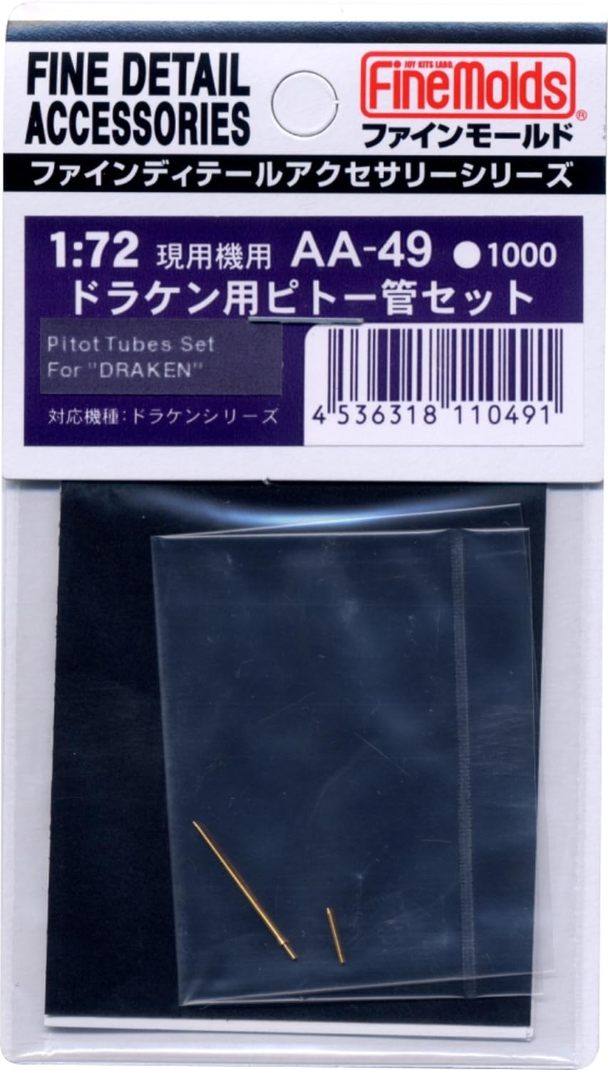Fine Mold AA49 1/72 Aircraft Accessories Pitot Tube Set for Draken Plastic Model Parts