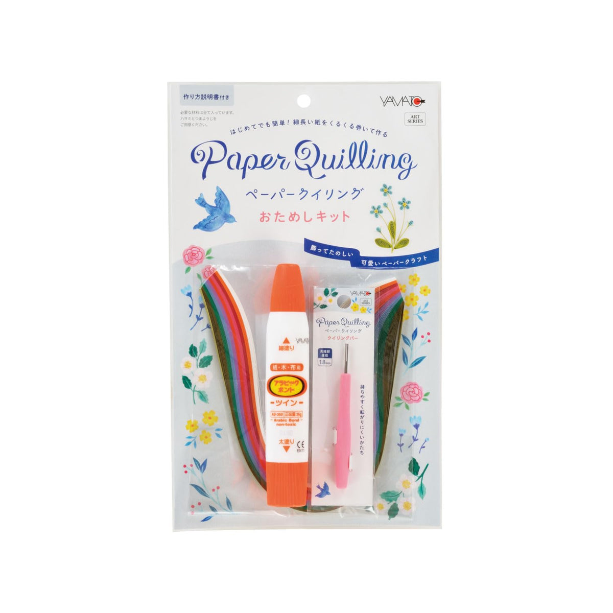 Yamato QSK-2N Craft Supplies, Paper Quilling Trial Kit