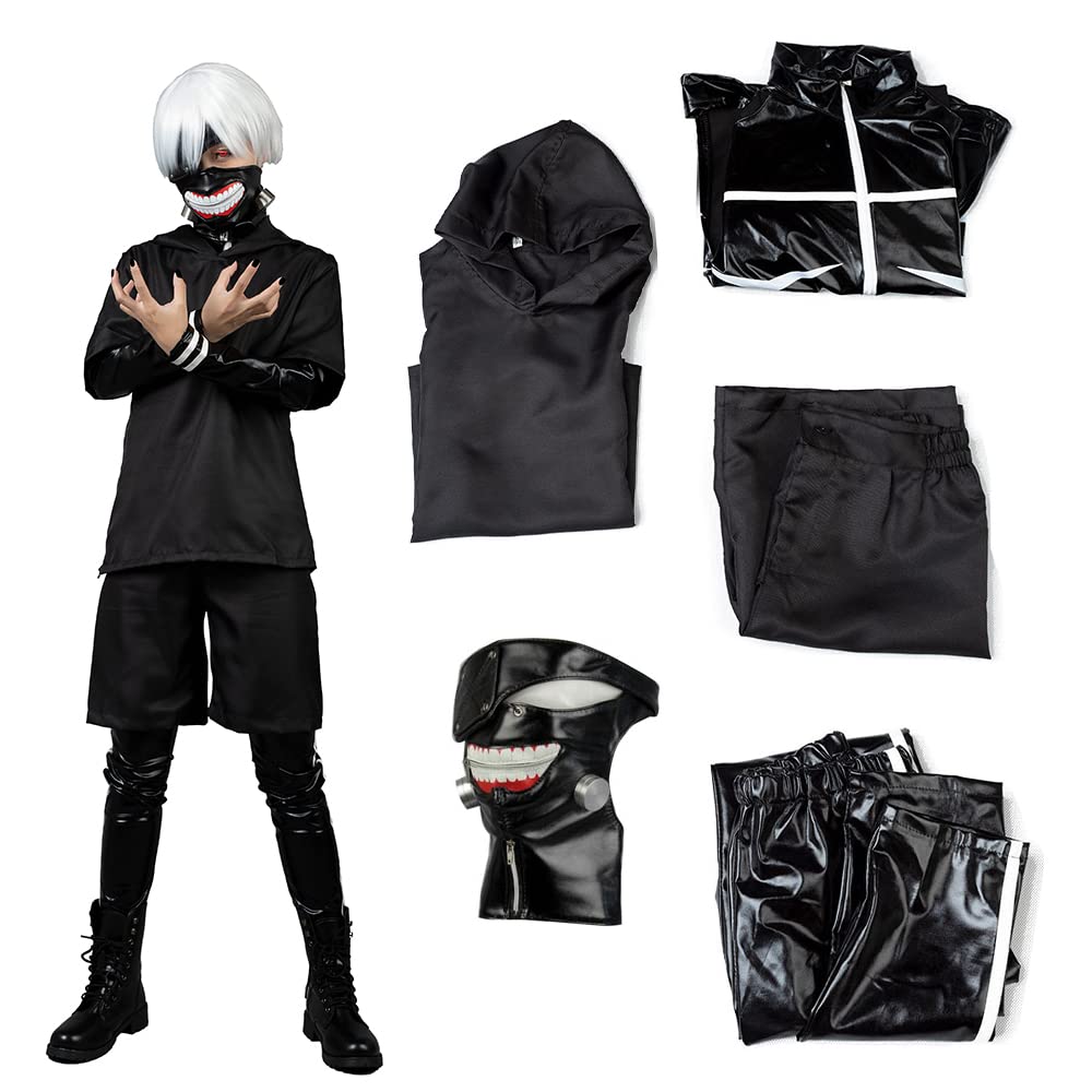 Cosfun Japan Anime Cosplay Costumes Full Set with Mask for Halloween mp005087 (X-Small)