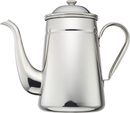 Karita #52035 Coffee Pot, Stainless Steel, 11.8 fl oz (3,000 ml), Direct Fire, Made in Japan, 1.0 fl oz (3.0 L), Drip Pot, Coffee Kettle, Coffee Kettle, Cafe, Camping, Outdoor Activities