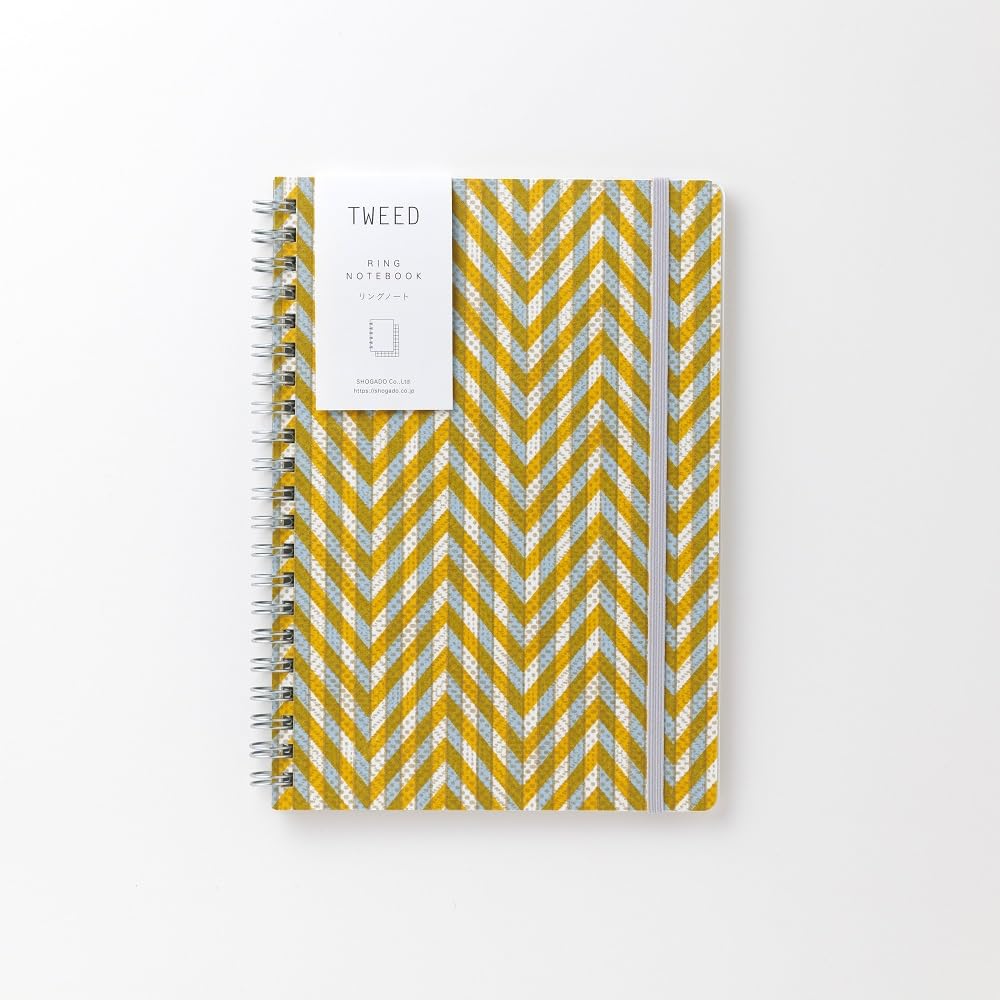尚雅堂 Shogado 22738 TWEED1 Notebook A5 Ring Notebook